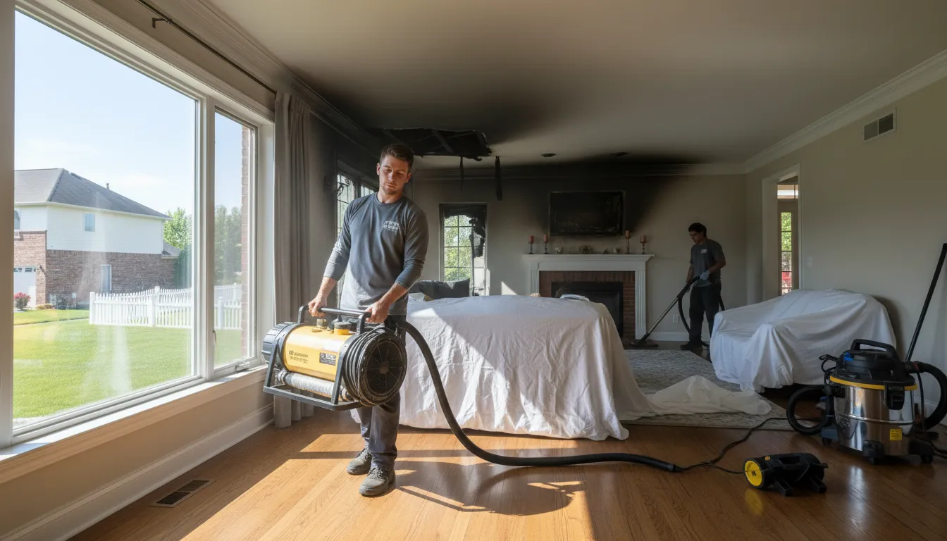 Fire Damage in Bloomfield Hills